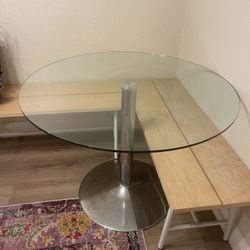 Round Glass Table