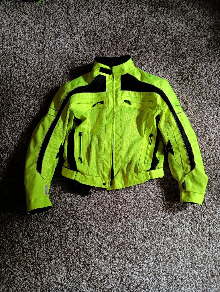 Olympia Motorcycle Jacket Hi Viz Used