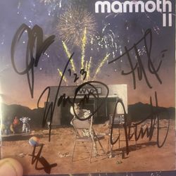Autographed Mammoth CD