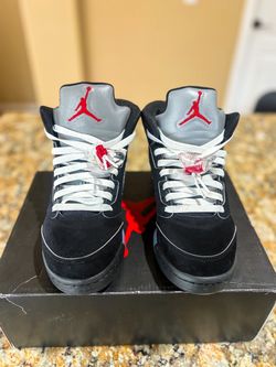 Jordan 5's | Black Metallic | Size 6.5