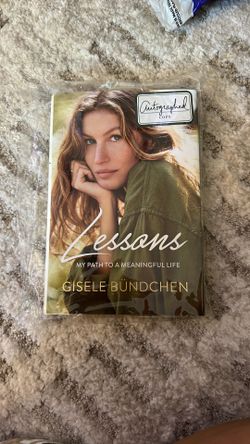 $15 Giselle Bundchen lessons Book Signed Edition