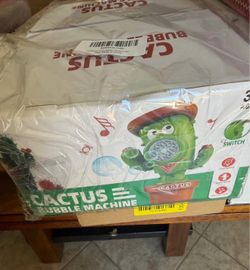 2 for $15 Cactus Bubble Machines for Kids