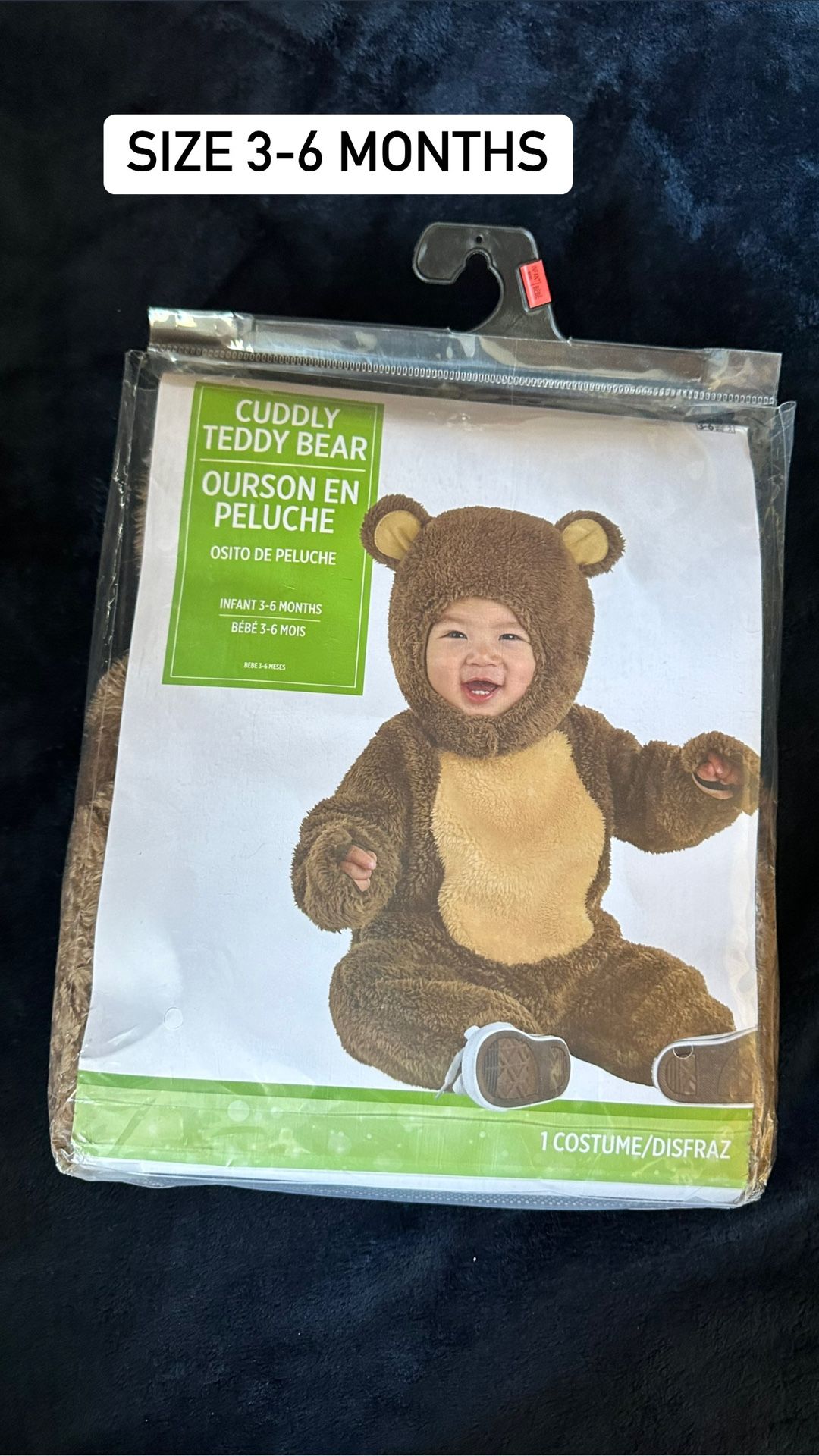 Teddy Bear Costume Size 3-6 Months