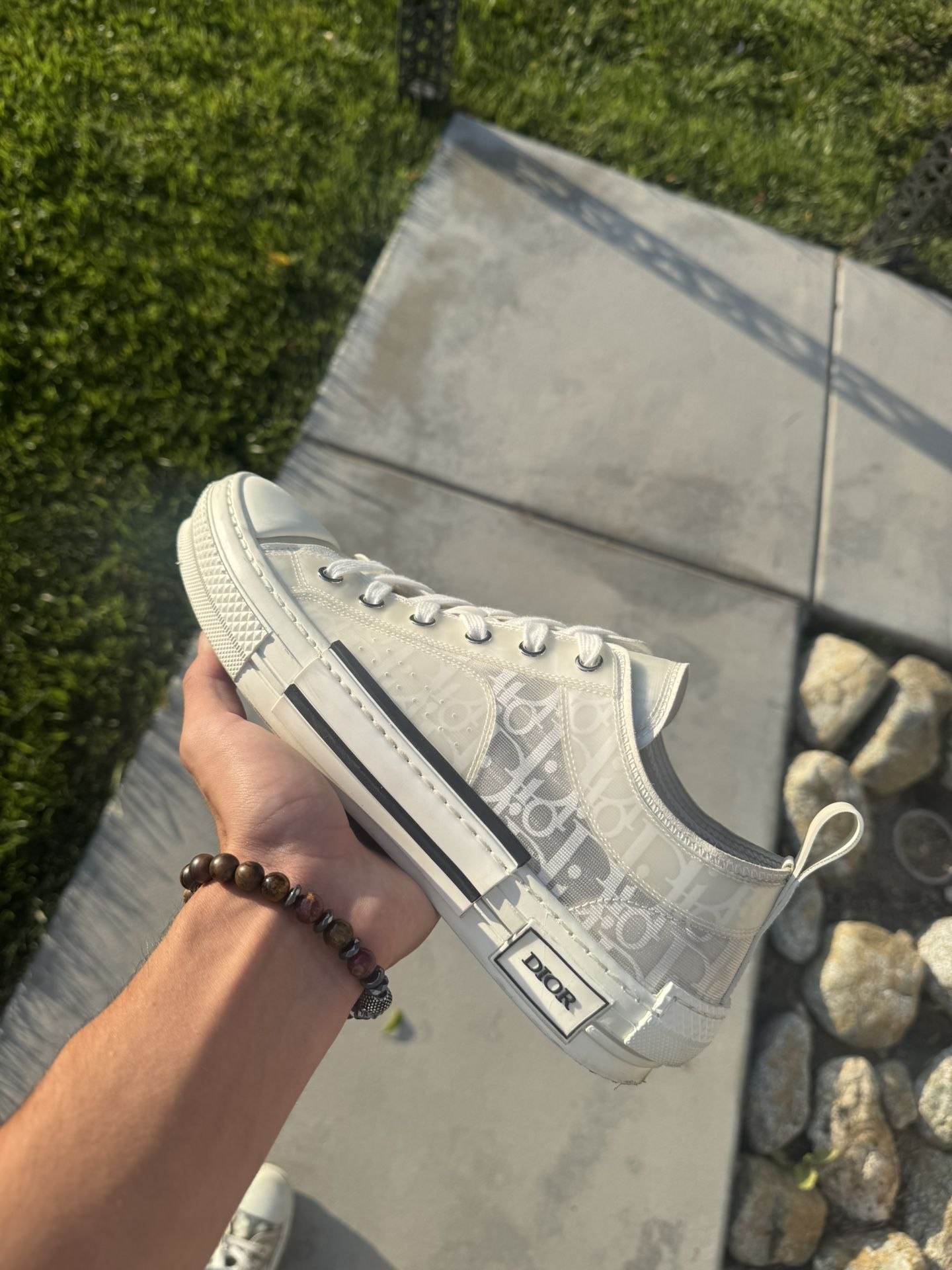 dior b23 white low