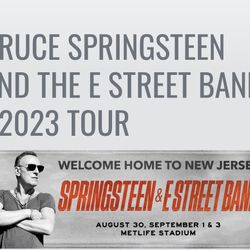 Bruce Springsteen 2 Tickets on 9/3