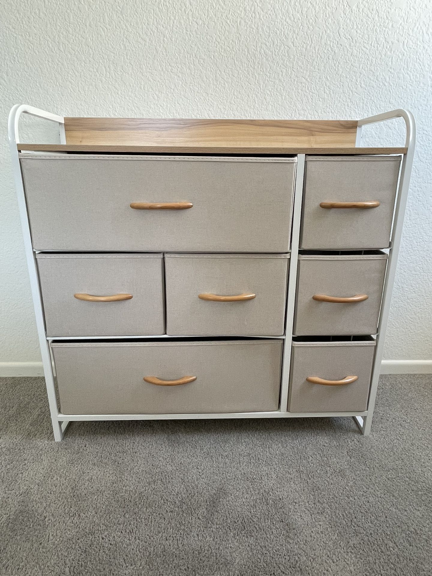 mDesign Dresser with Fabric Drawers