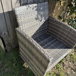 One Indoor Outdoor Patio Chair, Great Condition