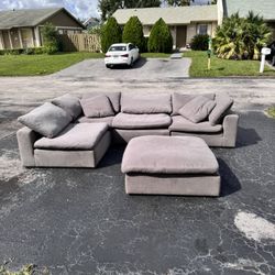Grey cloud couch
