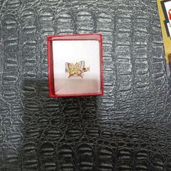 14k Butterfly Ring.