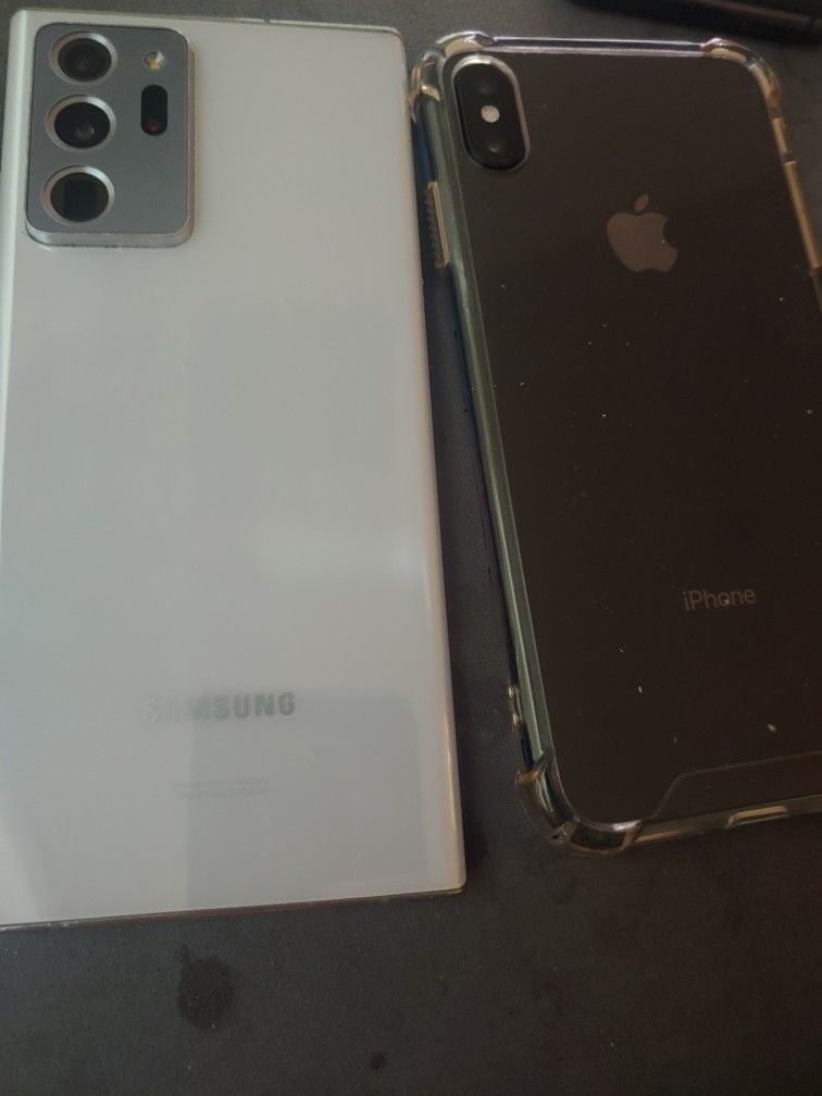 Phones Samsung Note 20 Vs Iphone Xs Max Note 20 Ultra 5g Unlocked
