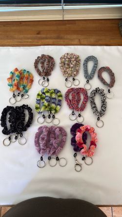 Crochet Wristlet Keychain