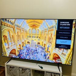 Samsung 85-inch Class Crystal UHD TU-8000 Series - 4K UHD HDR Smart TV with Alexa Built-in