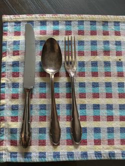Silver plate Lunch and Dinner set flatware