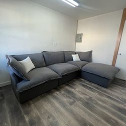 Gray Cloud Sectional (New In Box)