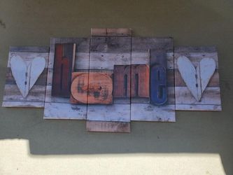 Home decor canvas sign