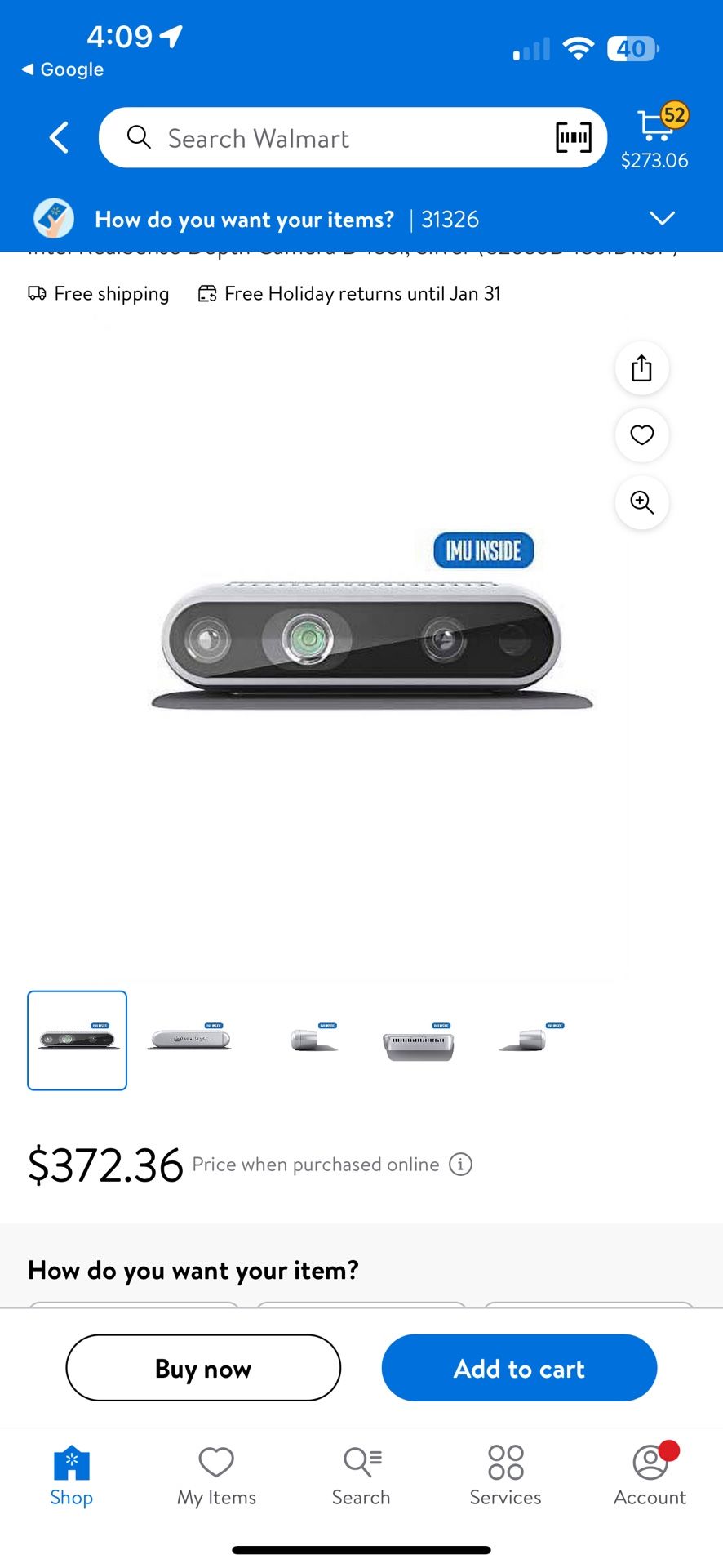 Intel Depth Camera