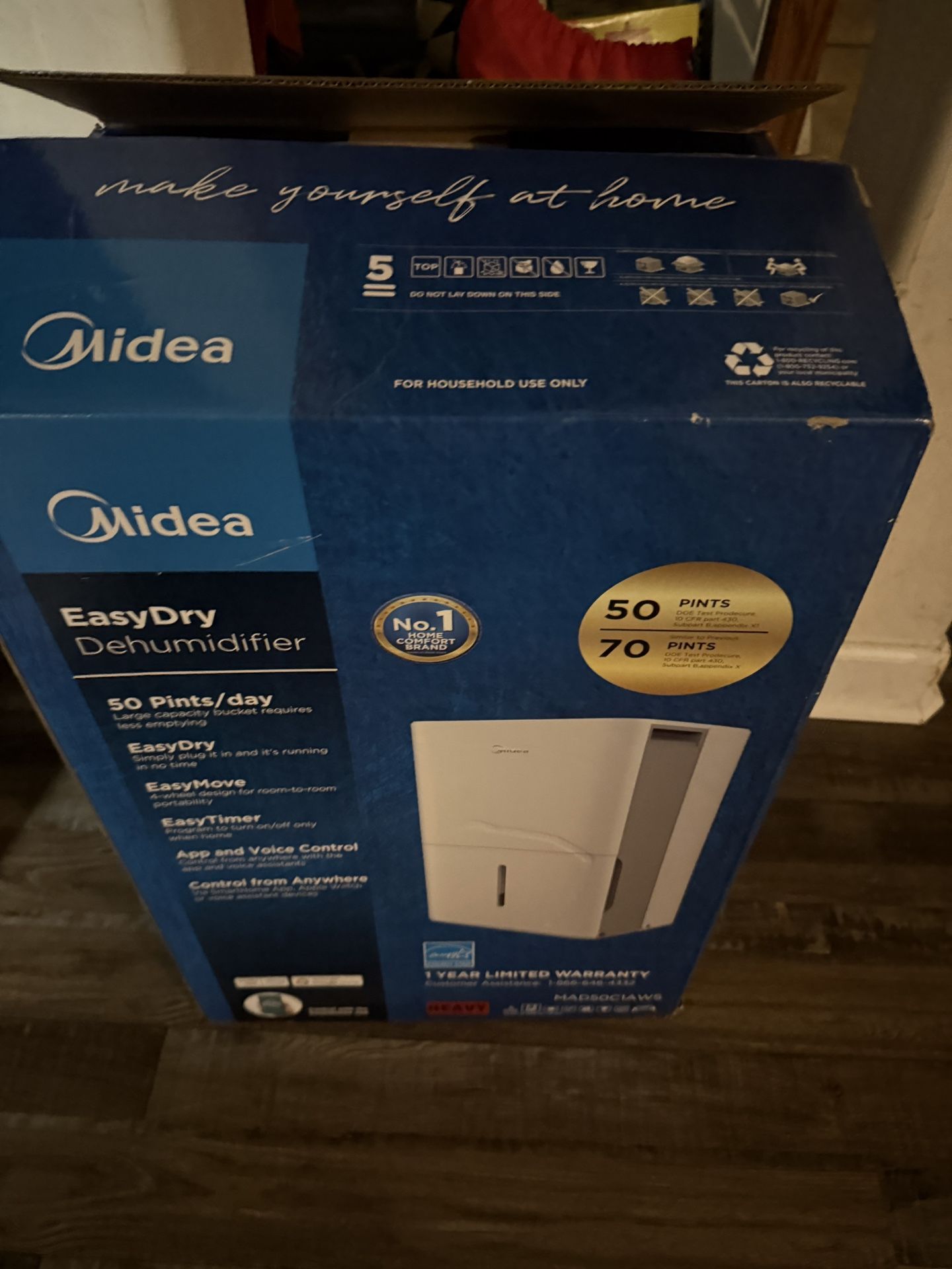 Midea 4,500 Sq. Ft. WiFi Dehumidifier
