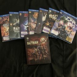 DC comic Blu-Ray dvd bundle (8 different titles)