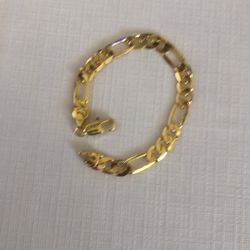 Bracelet Silver plated In 24k Gold