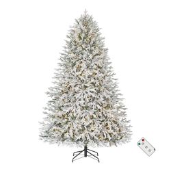 400$ 7.5ft Christmas Tree from Home Depot with ornaments