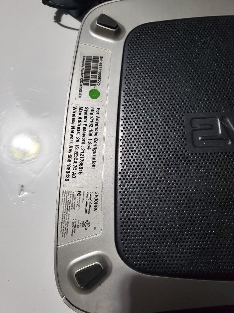 2WIRE DSL MODEM, $40