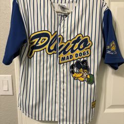 Disney Pluto “Mad Dogs” Baseball Jersey Youth 10/12