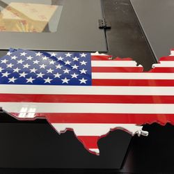 Acrílyc Flag United State