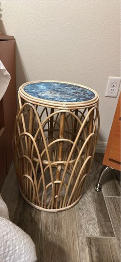 Rattan coffee table
