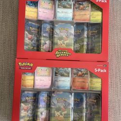 Ascended Heroes 5 Pack Mini Tins