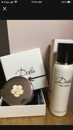 Dolce & Gabbana body lotion w/ matching compact