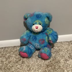 Blue stuffed bear