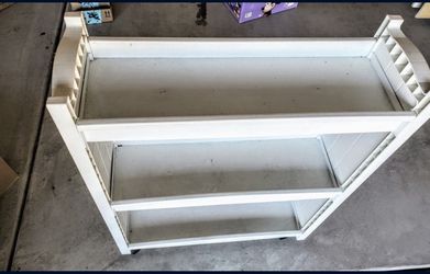White Storage Cart