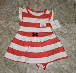 Carters baby girl 2pc set new
