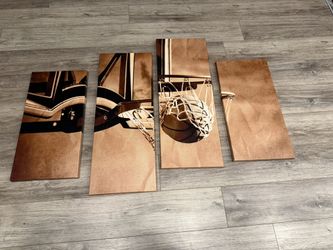 Basketball Multi Panel Canvas