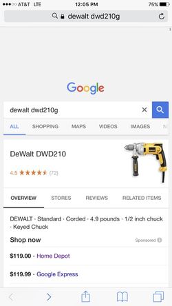 Dewalt DWD210G DRILL
