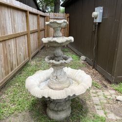 3 Tier Stone Fountain