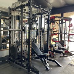 SMITH MACHINE🔹SQUAT RACK🔹FUNCTIONAL TRAINER🔹GYM EQUIPMENT 