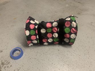 NEW SMALL POLKA DOT DUFFEL BAG