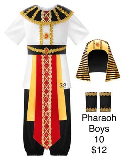 Boys Egyptian Pharaoh Costume 10 Halloween