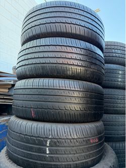 Vendo llantas usadas 245/50/R18 marca Michelin