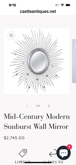 Sunburst Mirror Wall Decor