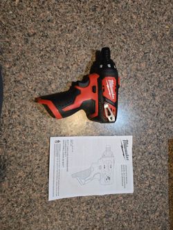 Milwaukee M12 2401-20 12V Cordless Screwdriver Tool Only Tested. OBO