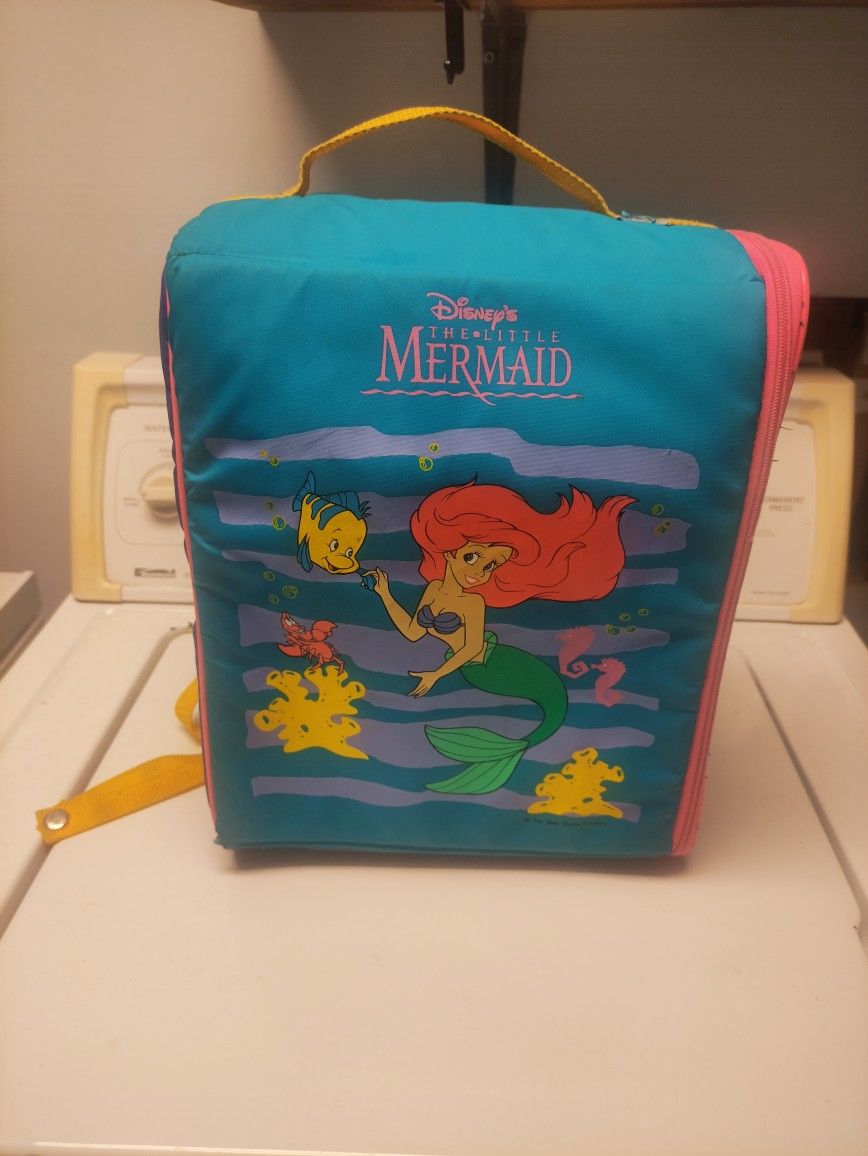 Vintage 1990s Disney Backpack The Little Mermaid
