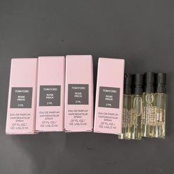 Tom Ford Rose Prick Eau de Parfum EDP Mini Spray Lot Of 4