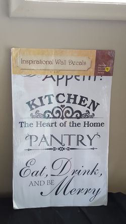 Inspirational wall decals