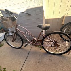 Pink Elektra Cruiser Bike