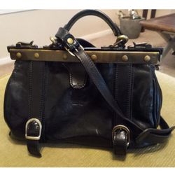 Womens Genuine Italian Made Dr's Satchel Bag