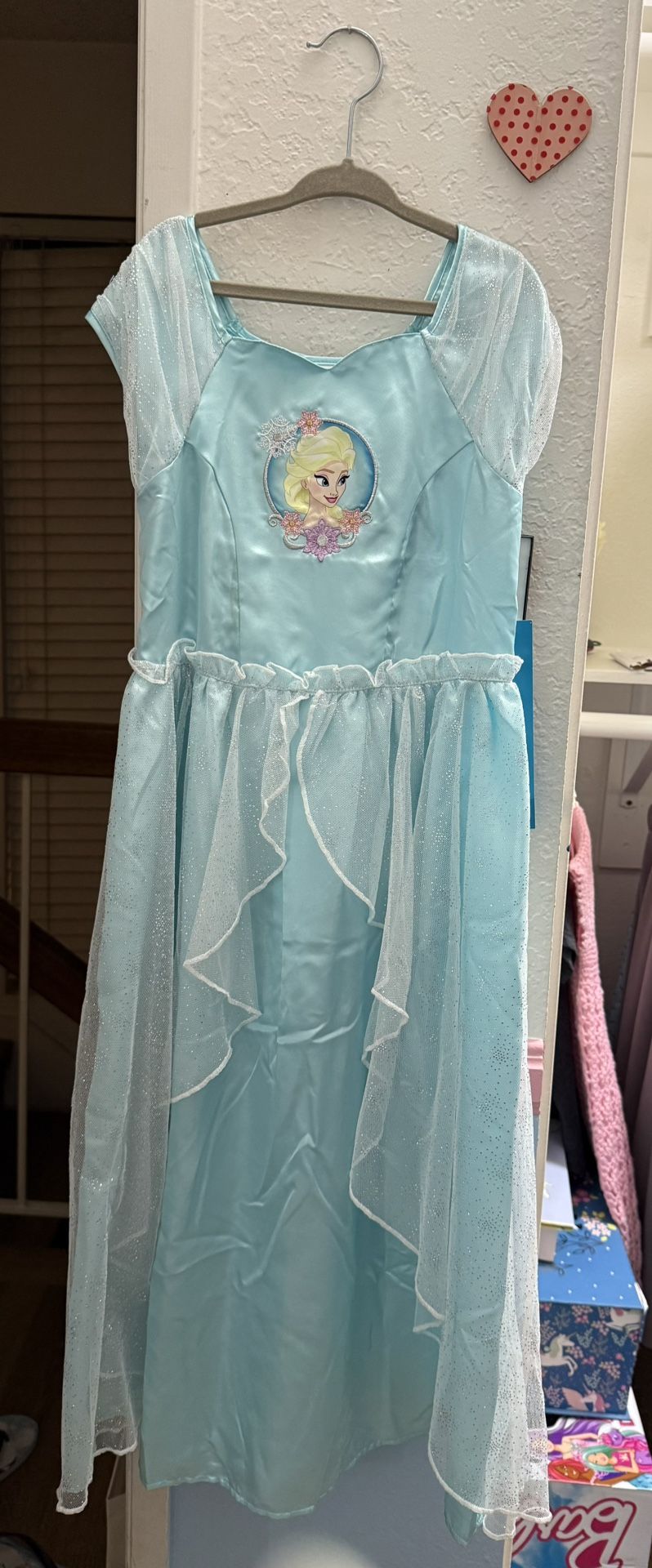 Disney Collection CapSleeve Frozen Gown ELSA Dress 👗 Size 7/8 🆕 $10 OBO