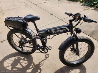TT-EBIKE 2000W
48V Folding Fat Tire E-Bike
