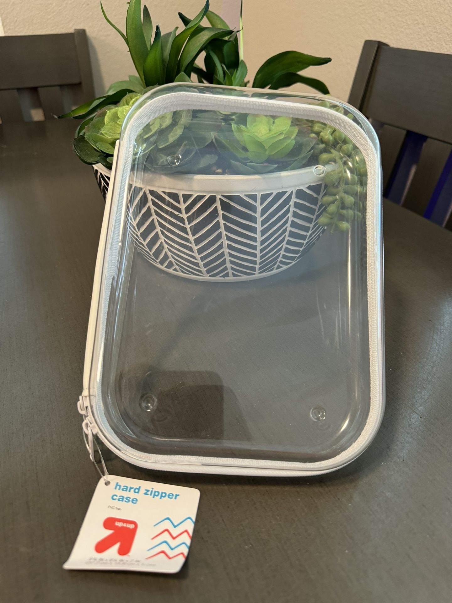 Target Hard Sided Zipper Pencil Case Clear Up & Up Brand 8 Available